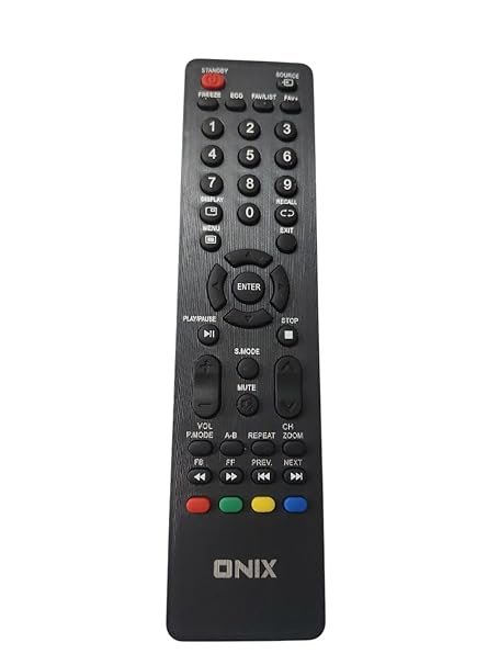 tke smart tv remote control, compatible with onix lcd led tv (black, match old remote with the picture before ordering) (tke 022) tke smart tv remote control, compatible with onix lcd led tv (black, match old remote with the picture before ordering) (tke 022)